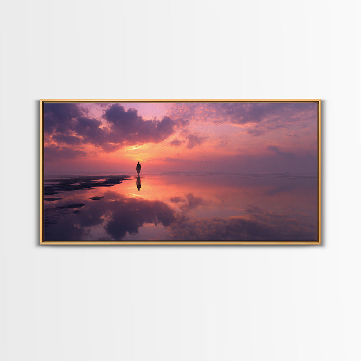 Morning Of Stillness | Framed Canvas Print | Christian Wall Art | Christian Art Canvas | Jesus Painting | Christian Art | Christian Gift