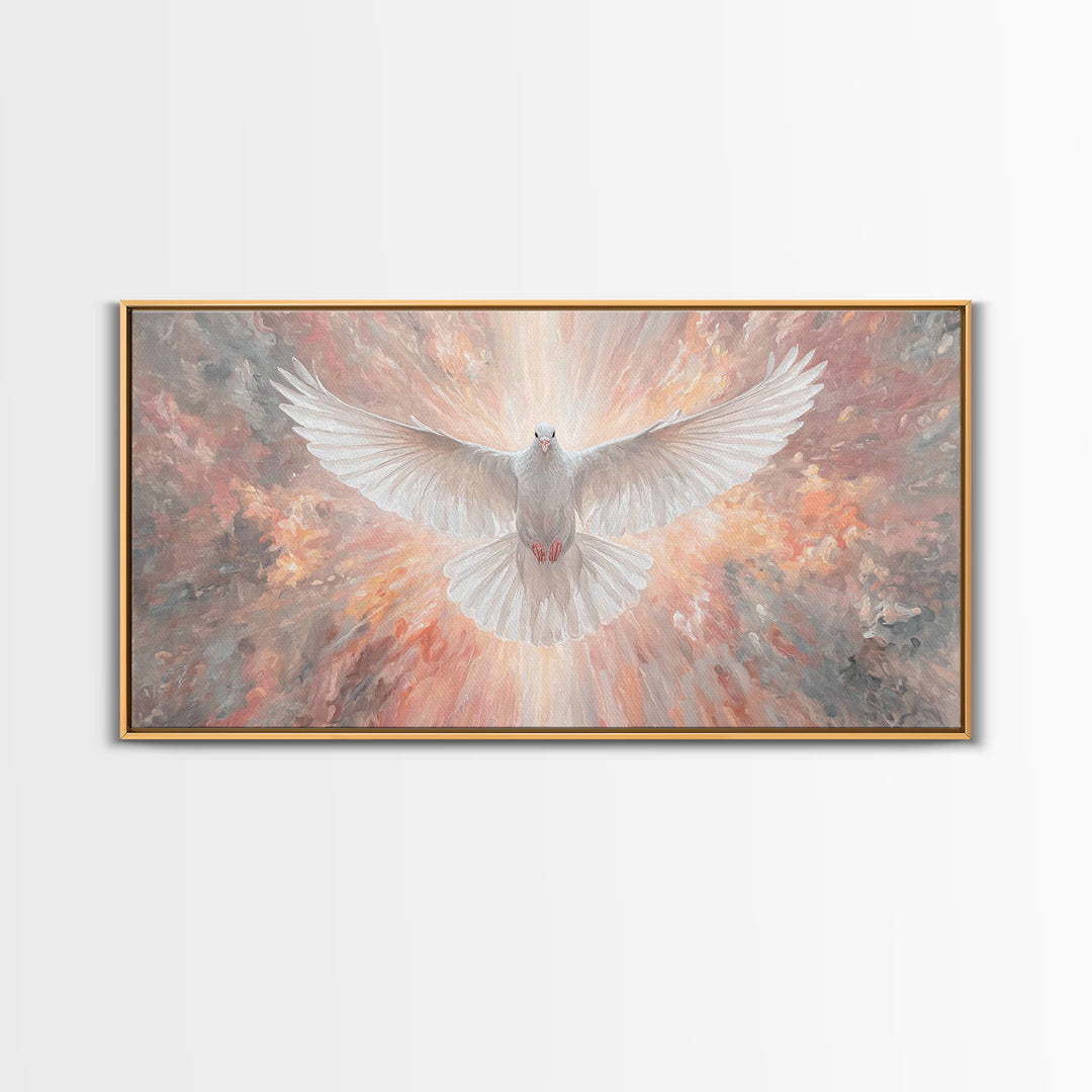 Grace Unveiled | Framed Canvas Print | Christian Wall Art | Christian Art Canvas | Christian Painting | Christmas Art | Christian Decor
