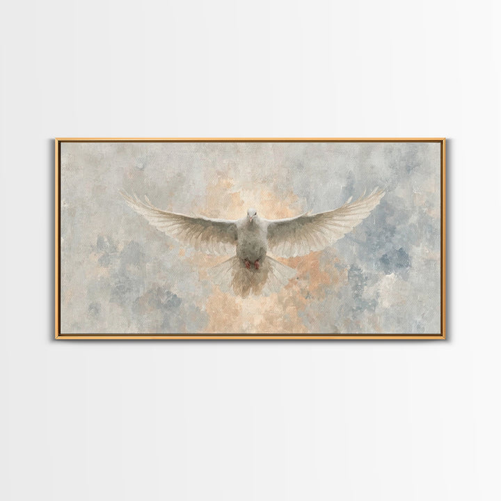 Radiant Mercy, Framed Canvas Print, Christian Art Canvas, Christian Wall Art, Christian Painting, Christmas Art, Christian Decor