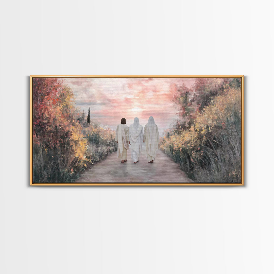 Garden Of Dawn – Framed Canvas Print – Christian Art Canvas – Jesus Wall Art – Christian Art Print – Christian Decor – Christian Gift Ideas