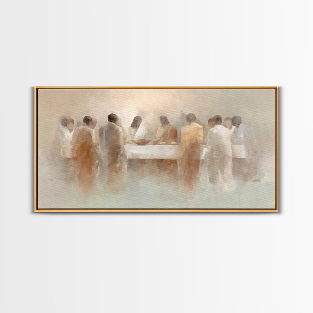 Gathered In Grace – Framed Canvas Print – Christian Wall Art – Christian Art Canvas – Christian Art Print – Christian Decor – Jesus Paintin