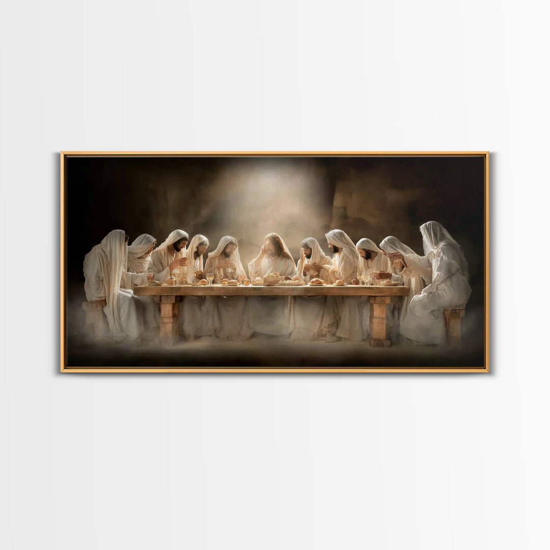 Table Of Covenant – Framed Canvas Print – Christian Art – Christian Art Canvas – Jesus Painting – Christian Wall Art – Christian art work