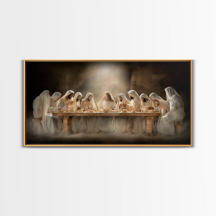Table Of Covenant – Framed Canvas Print – Christian Art – Christian Art Canvas – Jesus Painting – Christian Wall Art – Christian art work
