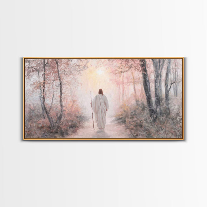Path Of Mercy – Framed Canvas Print – Christian Wall Art – Christian Art Canvas – Jesus Painting