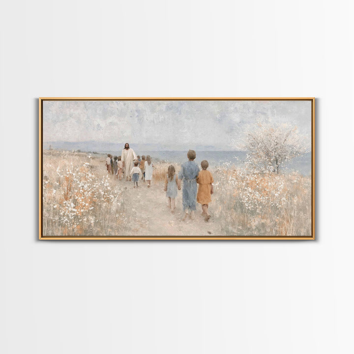 Springtime Hope – Framed Canvas Print – Christian Wall Art – Christian Art Canvas – Jesus Painting – Christian Decor – Christian Gift – Chr