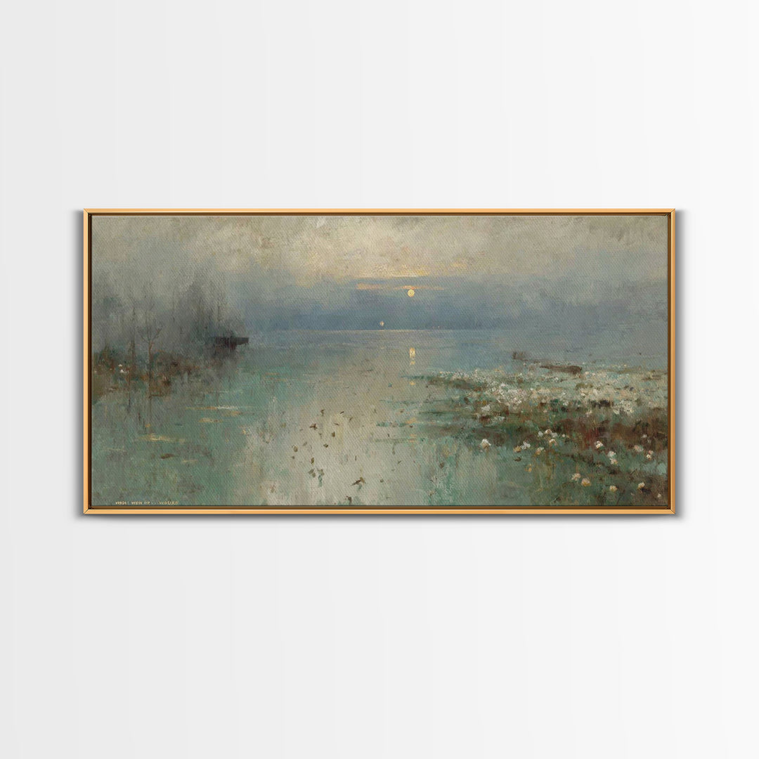 Sacred Horizon – Framed Canvas Print – Christian Wall Art – Christian Art Canvas – Subtle Christian Art – Christian Paintings – Christian G