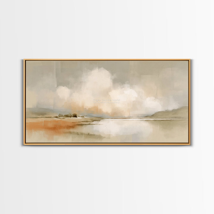 Peaceful Meadow | Framed Canvas Print | Christian Wall Art | Christian Art Canvas | Christian Art Print | Subtle Christian Paintings | Chri
