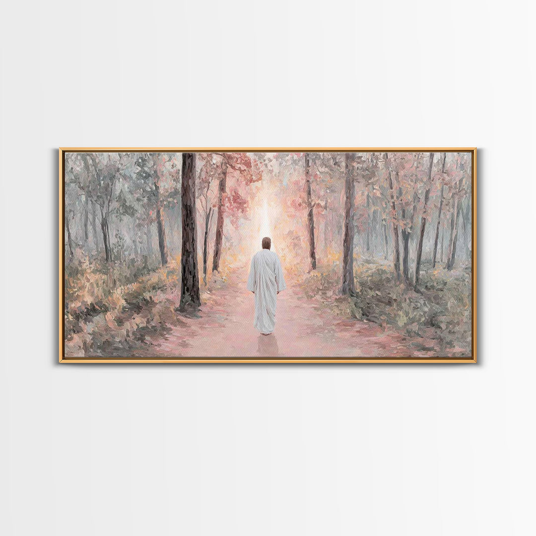 Light Of Dawn | Framed Canvas Print | Christian Art | Christian Art Canvas | Christian Painting | Christmas Art Prints