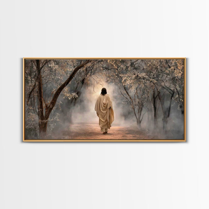 Blessed Journey | Framed Canvas Print | Christian Art Canvas | Christian Decor | Jesus Painting | Christian Gift Ideas