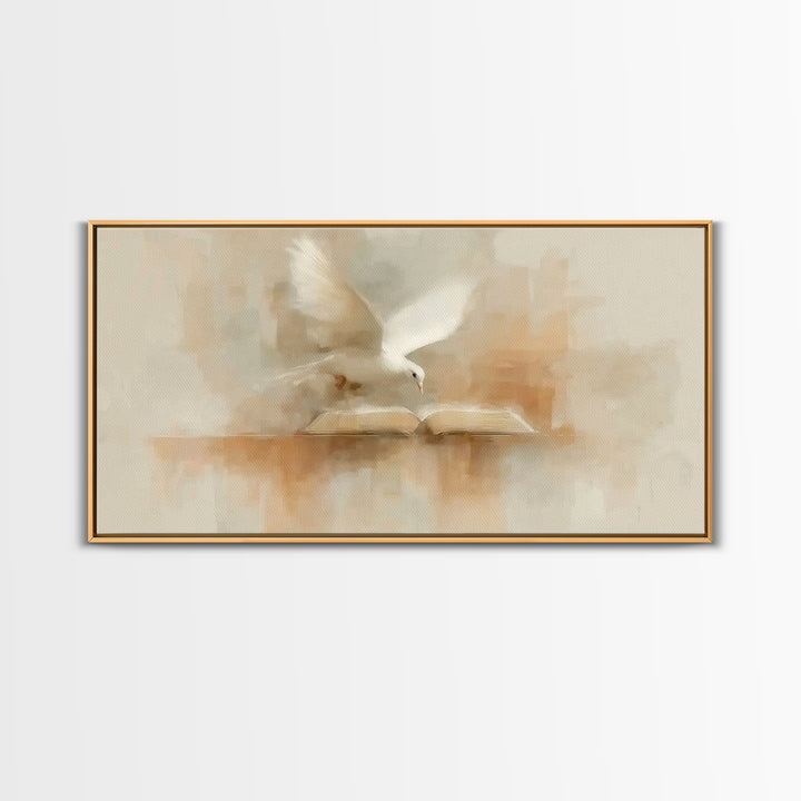 Graceful Promise, Framed Canvas Print, Christian Wall Art, Christian Art Canvas, Subtle Christian Art, Christian Decor, Modern Christian Pa