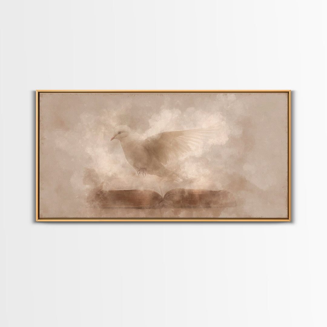 Winter Grace | Framed Canvas Print | Christian Wall Art | Christian Art Canvas | Christian Decoration | Subtle Christian Art | Christian Gi