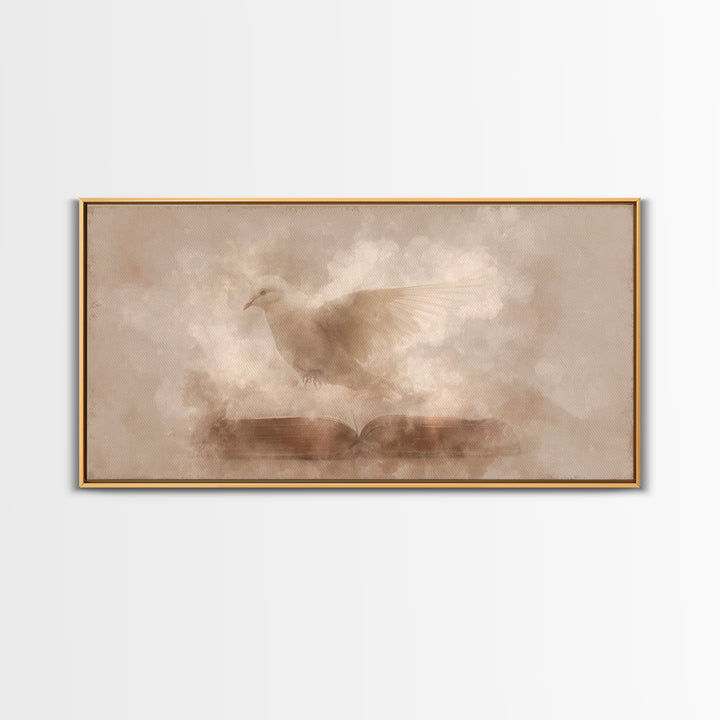 Winter Grace | Framed Canvas Print | Christian Wall Art | Christian Art Canvas | Christian Decoration | Subtle Christian Art | Christian Gi