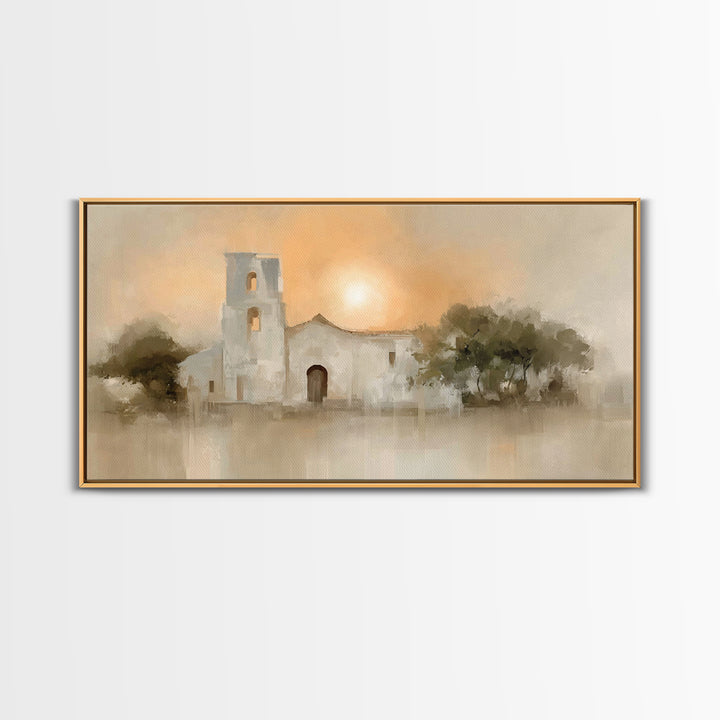 Sacred Mission – Framed Canvas Print – Christian Art Canvas – Christian Wall Art – Minimalist Christian Art – Christian Decor – Christmas A