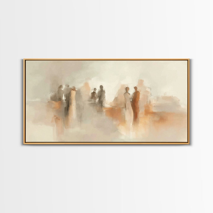 Gathered In Grace – Framed Canvas Print – Christian Wall Art – Christian Art Canvas – Modern Christian Art – Christian Painting
