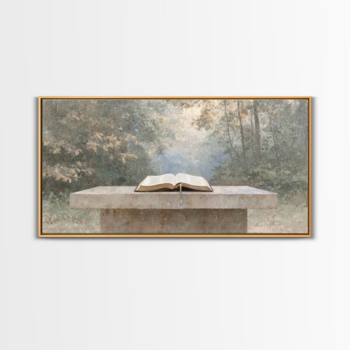 Garden of Grace - Framed Canvas Print - Christian Wall Art - Christian Art Canvas - Christian Painting - Large Christian Art - Christian Gi