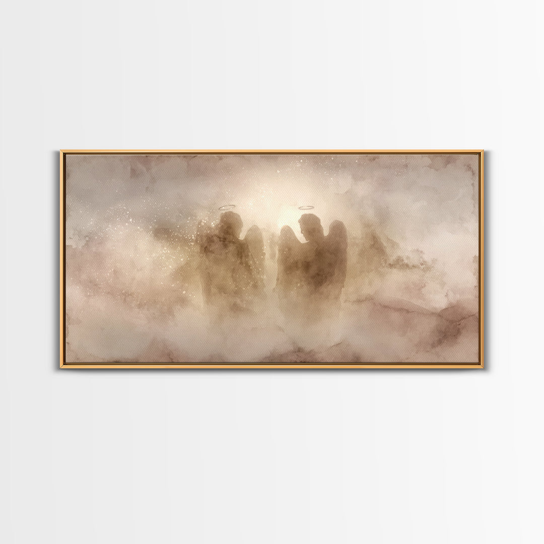 Hallowed Gathering – Framed Canvas Print – Christian Art Canvas – Christian Wall Art – Minimalist Christian Art – Christian Art Work – Chri