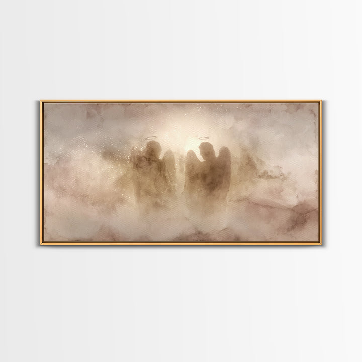 Hallowed Gathering – Framed Canvas Print – Christian Art Canvas – Christian Wall Art – Minimalist Christian Art – Christian Art Work – Chri