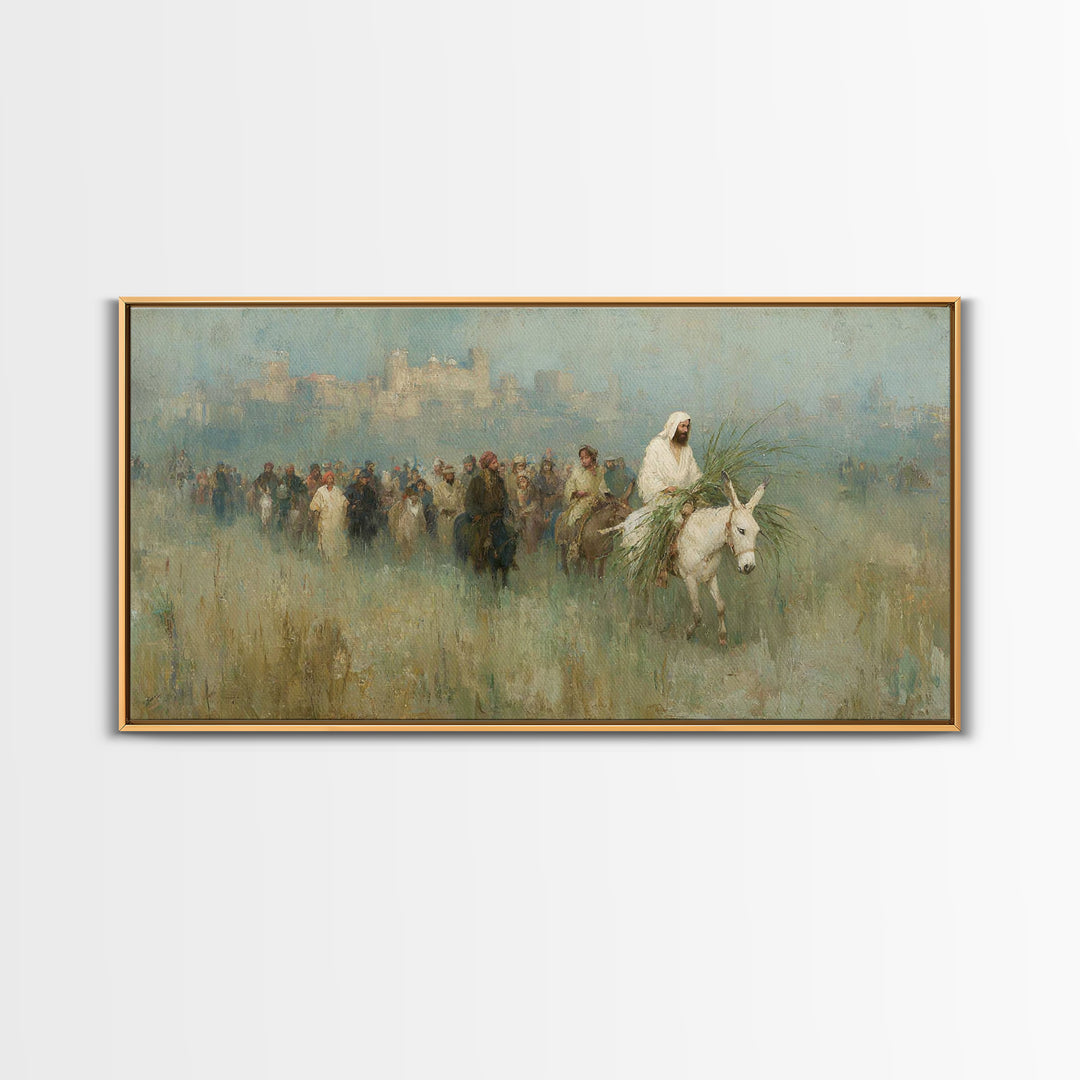Radiant Messiah Path - Framed Canvas Print - Christian Wall Art - Christian Art Canvas - Jesus Painting - Christian Decor - Christmas Art