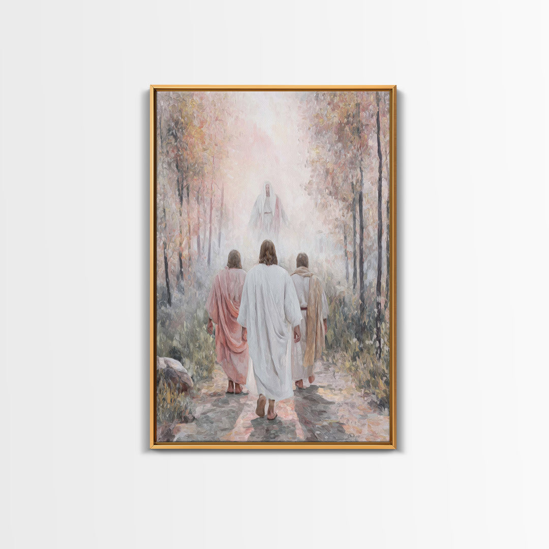 Forest Revelation, Framed Canvas Print, Christian Art Canvas, Christian Wall Art, Christian Paintings, Christian Art Work, Christian Gift I