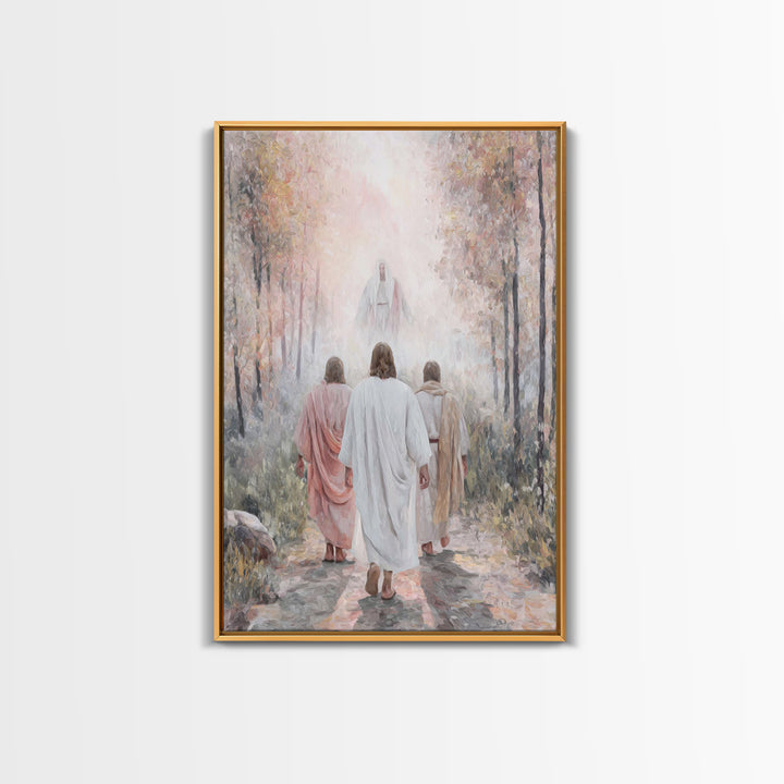 Forest Revelation, Framed Canvas Print, Christian Art Canvas, Christian Wall Art, Christian Paintings, Christian Art Work, Christian Gift I
