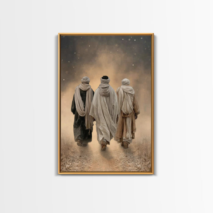 Sacred Journey – Framed Canvas Print – Christian Wall Art – Christian Art Canvas – Christian Paintings – Christian Gift – Vintage Christian