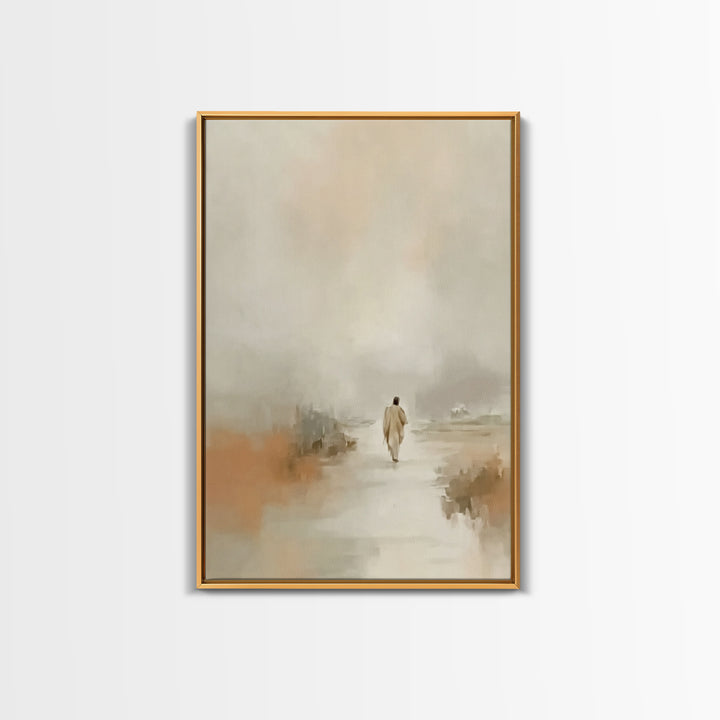 Desert Grace | Framed Canvas Print | Christian Art Canvas | Christian Wall Art | Jesus Painting | Minimalist Christian Art | Christian Chri