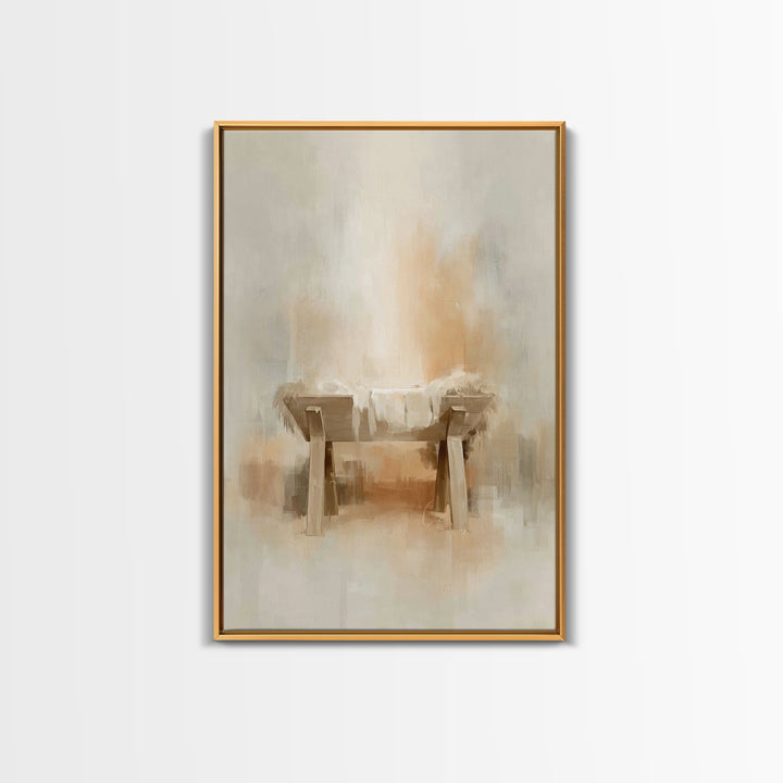 Radiant Hope – Framed Canvas Print – Christian Wall Art – Christian Christmas Art – Christmas Art Framed – White Christmas Art – Christian