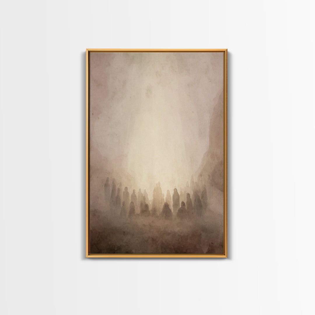 Valley Of Glory – Framed Canvas Print – Christian Wall Art – Christian Art Canvas – Subtle Christian Art – Christian Paintings – Christian