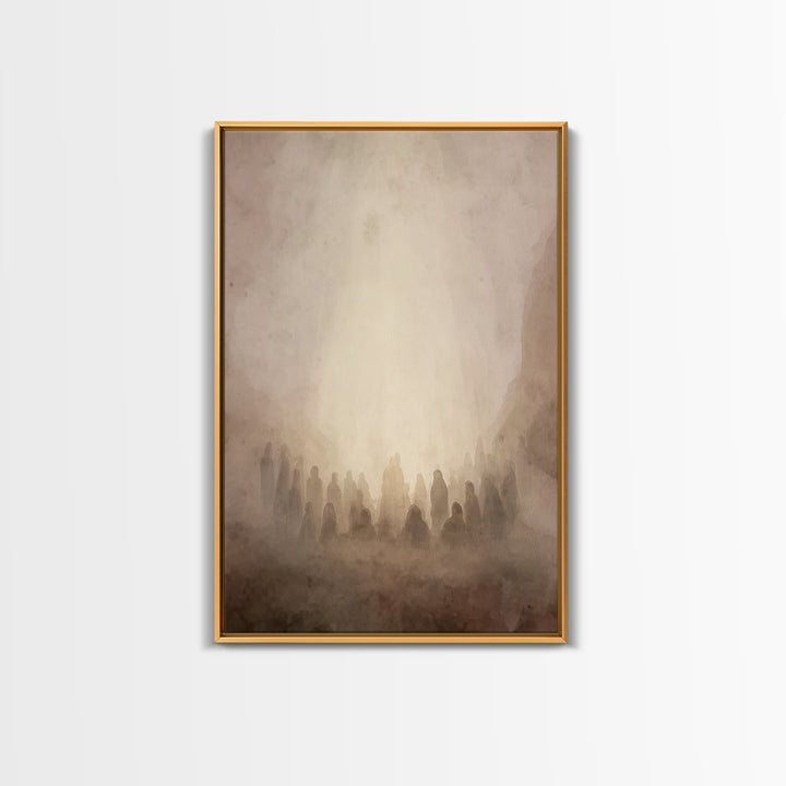 Valley Of Glory – Framed Canvas Print – Christian Wall Art – Christian Art Canvas – Subtle Christian Art – Christian Paintings – Christian