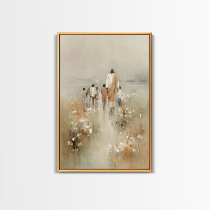 Pathway Of Grace – Framed Canvas Print – Christian Wall Art – Christian Art Canvas – Jesus Painting – Christian Art – Christian Decor