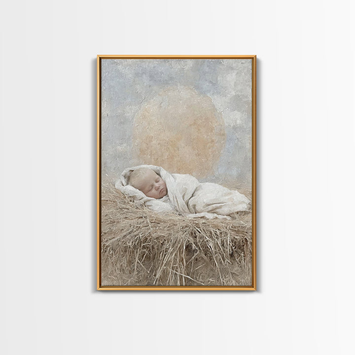 Holy Dawn Light – Framed Canvas Print – Christian Art – Jesus Painting – Christian Wall Art – Christian Art Canvas – Christian Decor