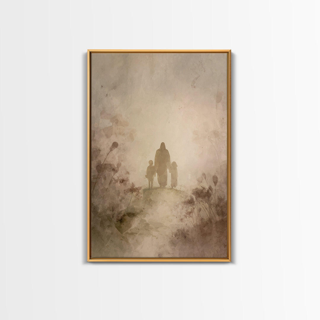 Valley Of Grace – Framed Canvas Print – Christian Art Canvas – Christian Wall Art – Jesus Painting – Christian Gift – Modern Christian Art