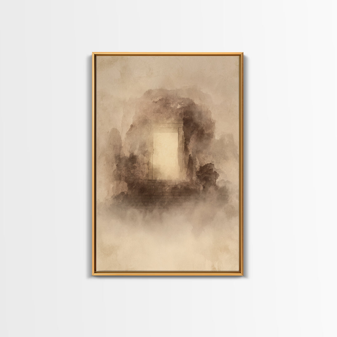 Holy Dawn | Framed Canvas Print | Christian Wall Art | Jesus Painting | Christian Art | Christian Canvas | Christian Decoration