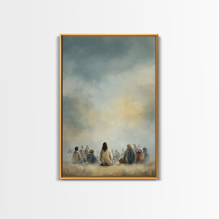 Circle Of Faith – Framed Canvas Print – Christian Art Canvas – Christian Wall Art – Jesus Painting – Christian Art – Christian Decor – Mode
