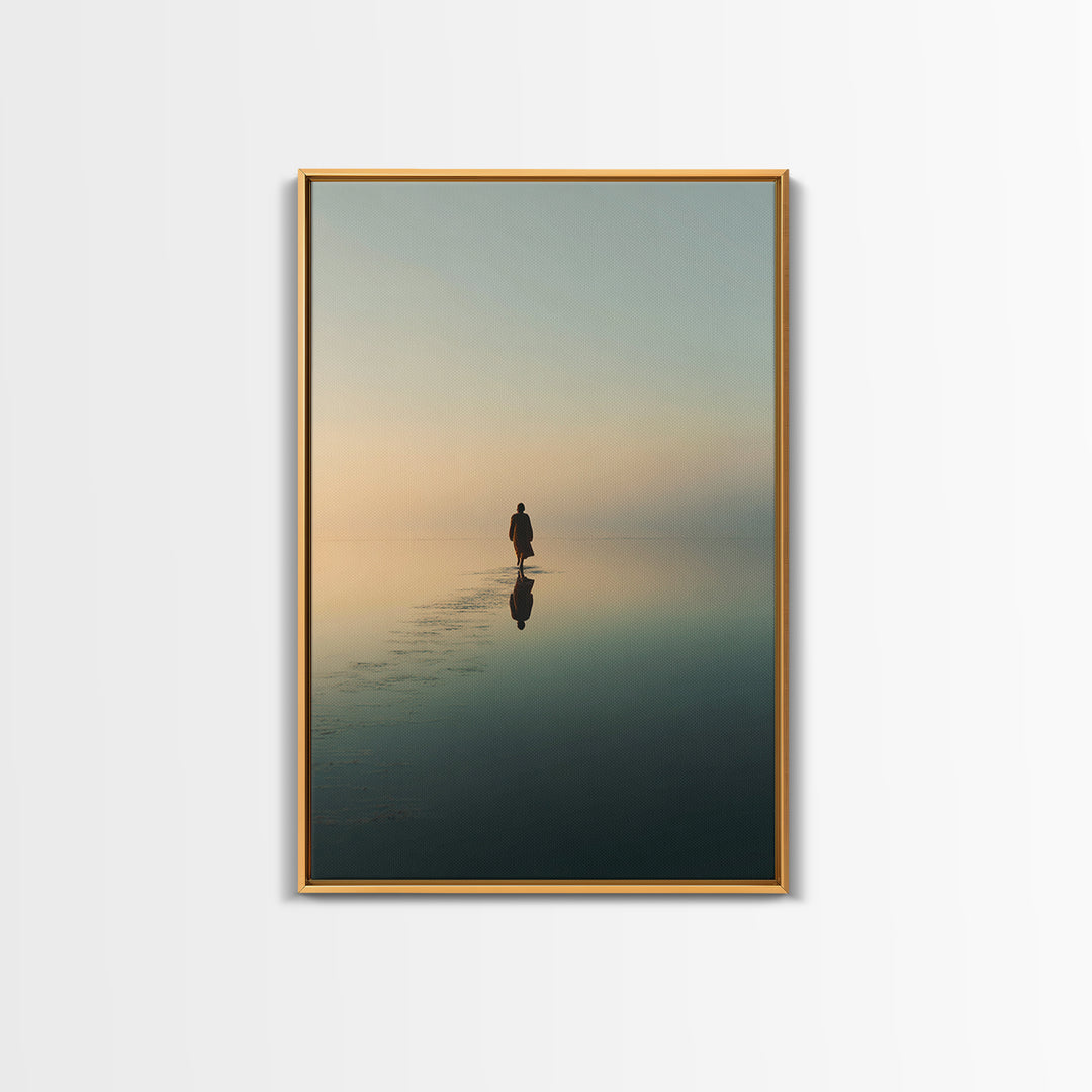 Dawn Of Mercy | Framed Canvas Print | Christian Art Canvas | Christian Wall Art | Jesus Painting | Modern Christian Art | Christian Gift Id