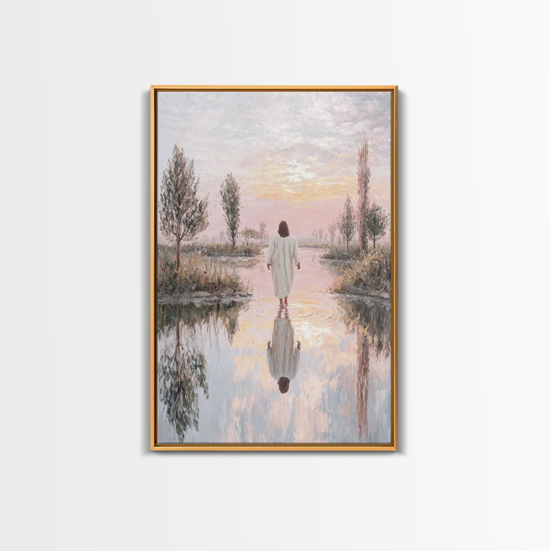Path Of Renewal – Framed Canvas Print – Christian Wall Art – Jesus Art Print – Christian Art Canvas – Modern Christian Art – Christian Gift