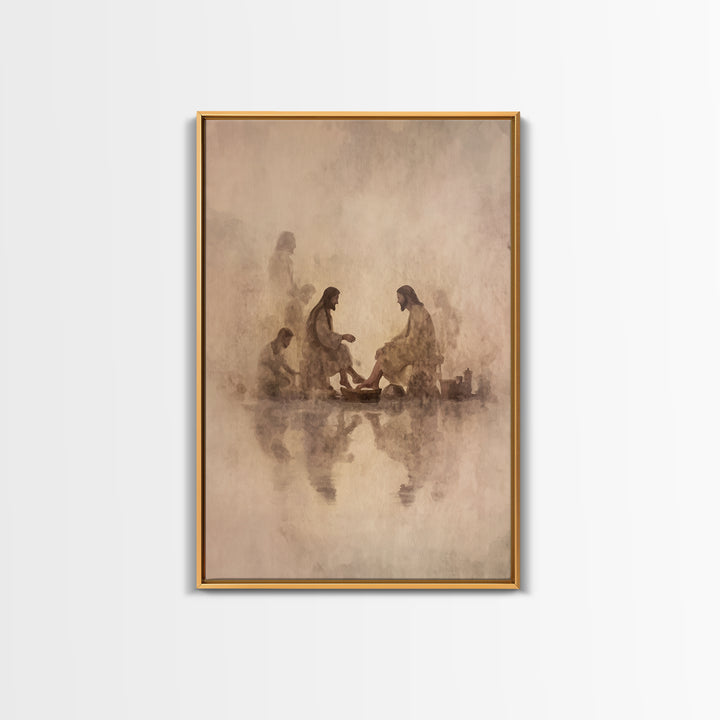Wellspring Of Mercy, Framed Canvas Print, Christian Wall Art, Jesus Painting Canvas, Christian Art Canvas, Christian Decor For Home, Modern