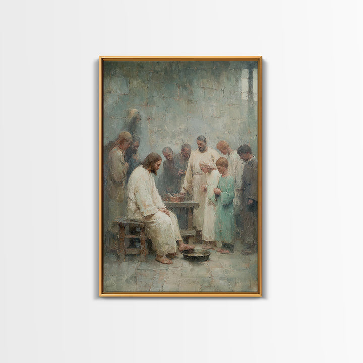 Redeeming Dawn Glow | Framed Canvas Print | Christian Wall Art | Jesus Painting | Christian Art Canvas | Christian Decorations | Unique Chr
