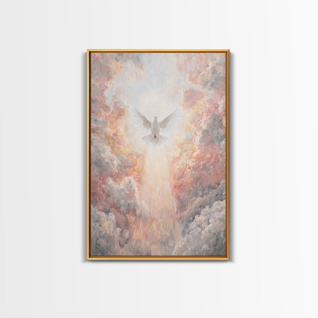 Ascension Glory | Framed Canvas Print | Christian Art Canvas | Christian Wall Art | Christian Christmas Art | Large Christian Art | Christi