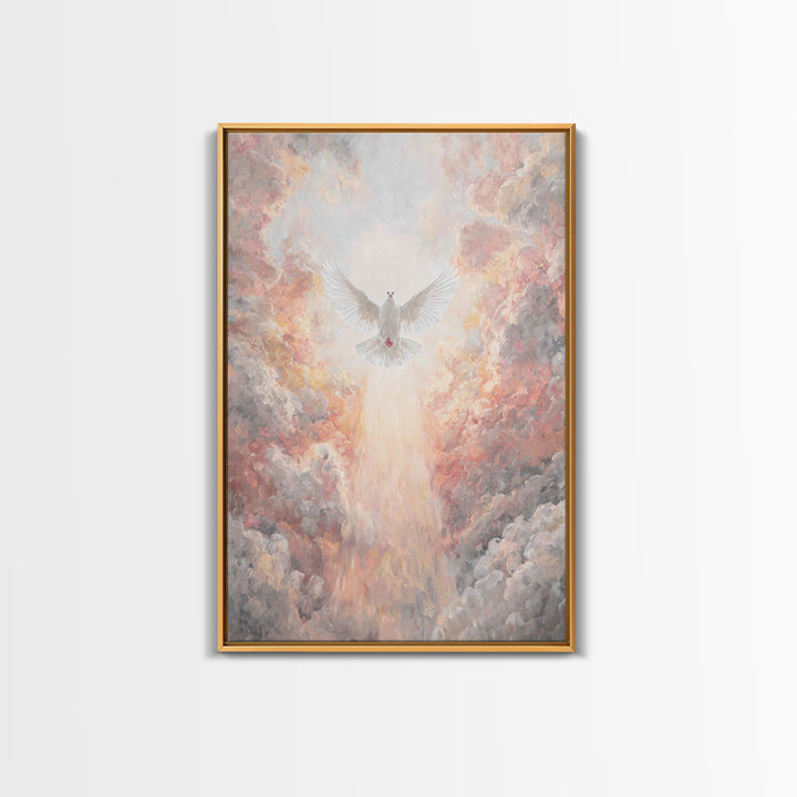 Ascension Glory | Framed Canvas Print | Christian Art Canvas | Christian Wall Art | Christian Christmas Art | Large Christian Art | Christi