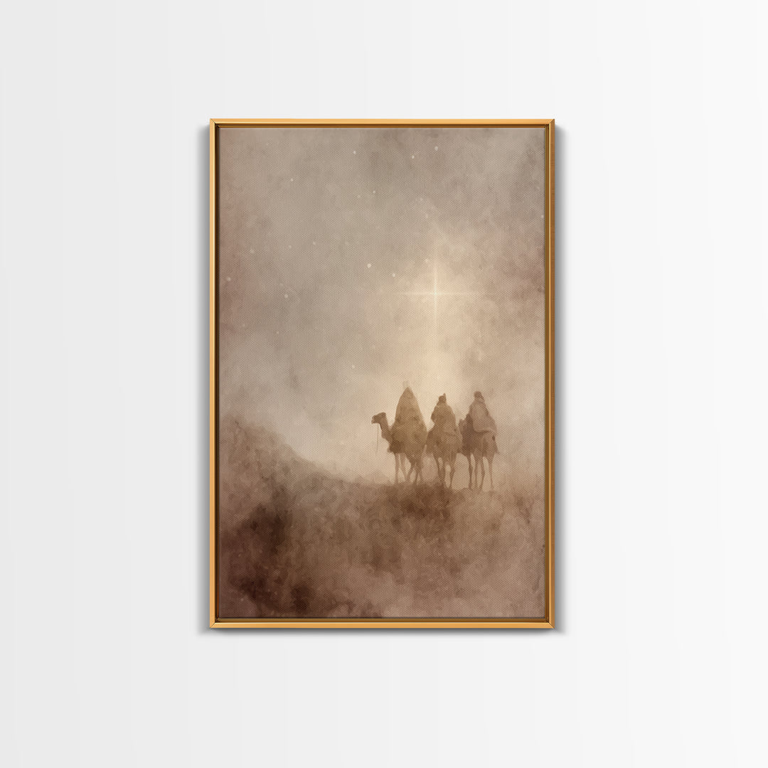 Sunrise Promise Path, Framed Canvas Print, Christian Art Canvas, Christian Wall Art, Jesus Painting, Modern Christian Art, Christian Christ