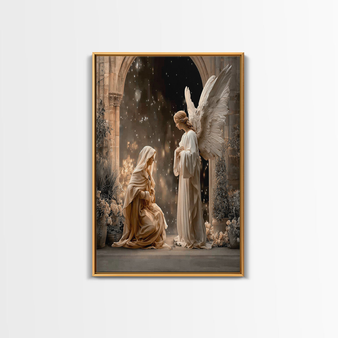 Fields Of Mercy – Framed Canvas Print – Christian Painting – Christian Art Canvas – Christian Wall Art – Christian Decor – Subtle Christian