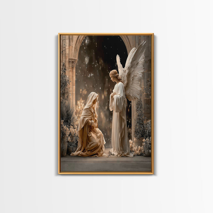 Fields Of Mercy – Framed Canvas Print – Christian Painting – Christian Art Canvas – Christian Wall Art – Christian Decor – Subtle Christian