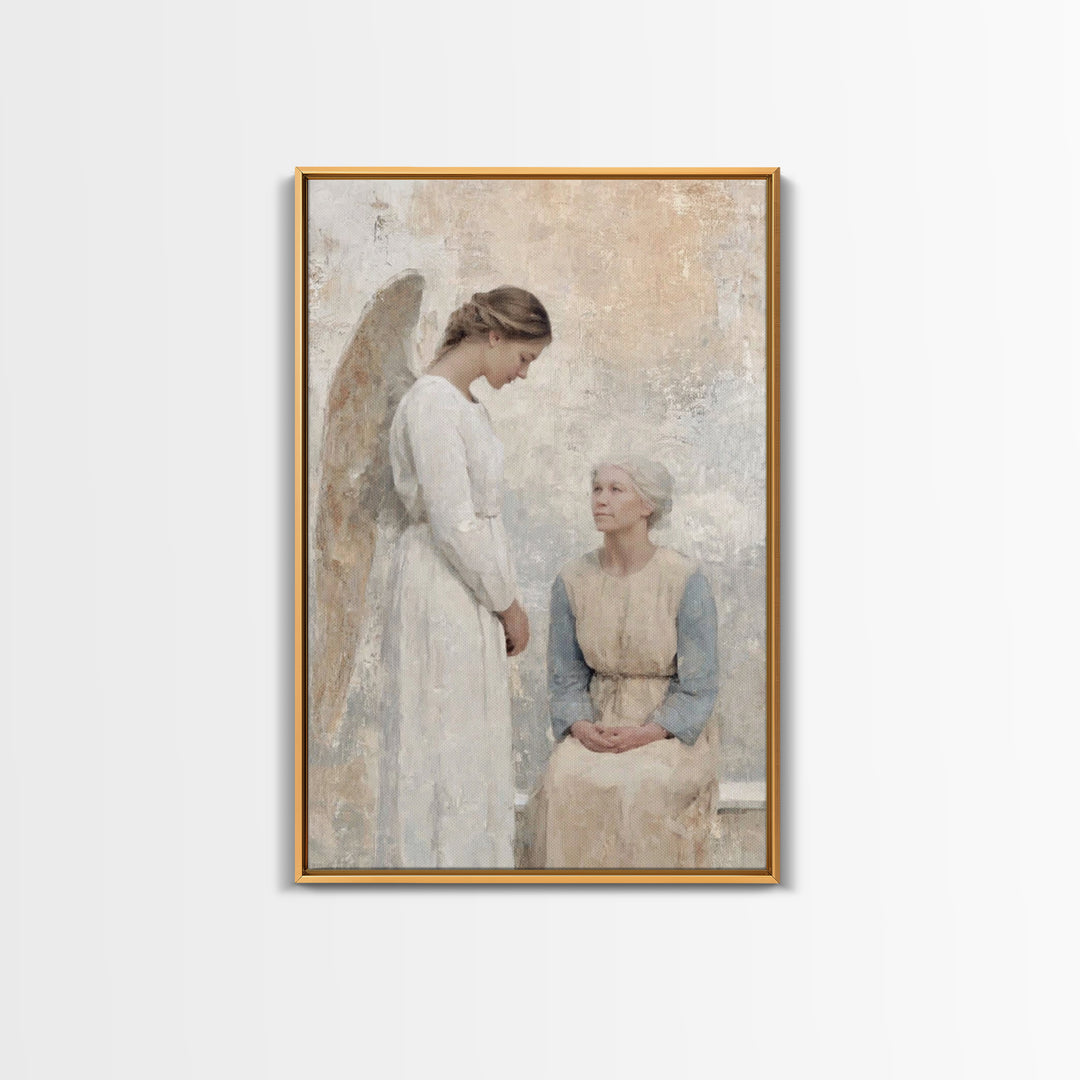 Sanctuary Of Hope | Framed Canvas Print | Christian Wall Art | Christian Art Canvas | Christian Christmas Art | Christian Decor | Modern Ch