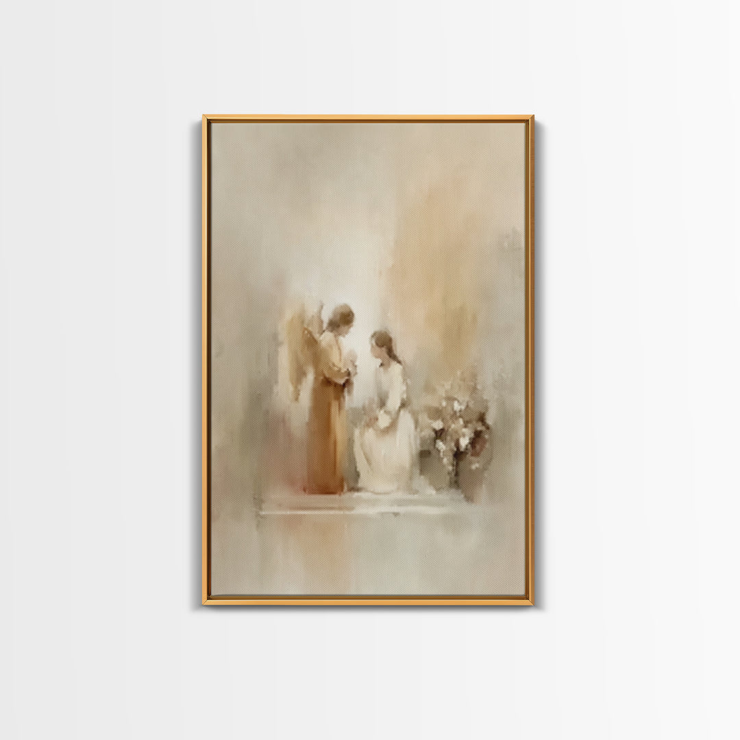 Garden Of Grace – Framed Canvas Print – Christian Art Canvas – Christian Wall Art – Christmas Art – Christian Decor – Christian Art
