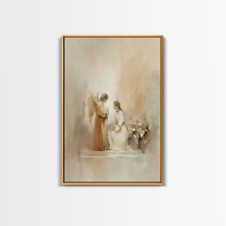 Garden Of Grace – Framed Canvas Print – Christian Art Canvas – Christian Wall Art – Christmas Art – Christian Decor – Christian Art