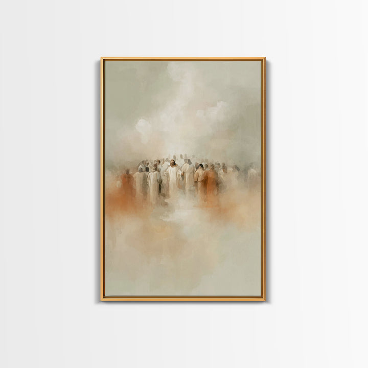 Eternal Gathering – Framed Canvas Print – Christian Art – Christian Wall Art – Subtle Christian Art – Christian Art Work – Christian Gift I