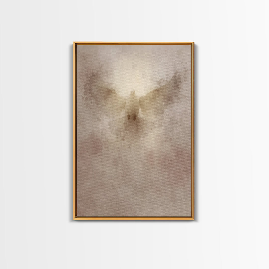 Dawn Of Peace, Framed Canvas Print, Christian Art Canvas, Christian Paintings, Christian Wall Art, Christian Gift Ideas, Modern Christian A