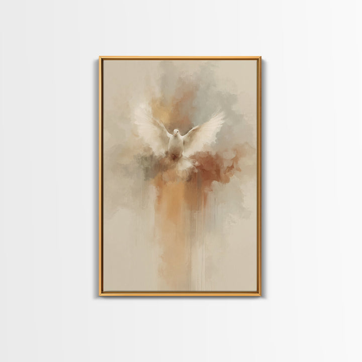 Radiant Spirit Flight | Framed Canvas Print | Christian Art Canvas | Christian Wall Art | Christian Decor | Christian Christmas Art | Chris