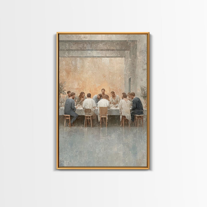 Lasting Promise – Framed Canvas Print – Jesus Painting – Christian Art Canvas – Christian Wall Art – Christmas Art – Christian Decor – Larg